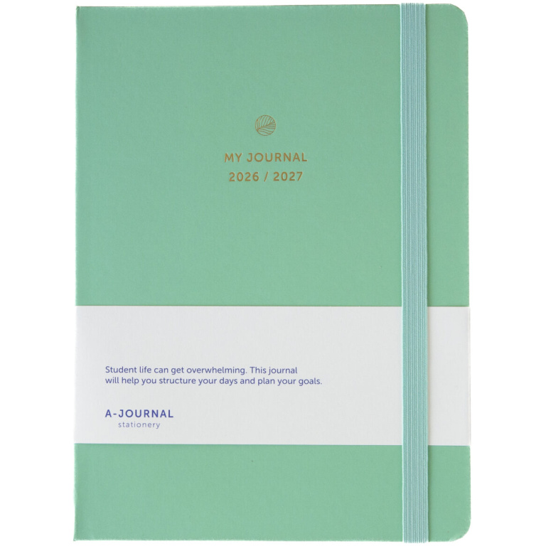 My Journal Schoolagenda 2026/2027 Mintgroen