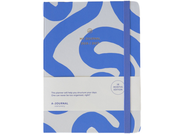 My Journal 18 Months Diary 2026/2027 Flow Blue
