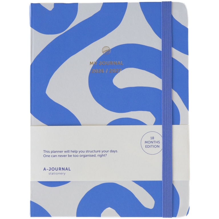My Journal 18 Maanden Agenda 2026/2027 Flow Blauw