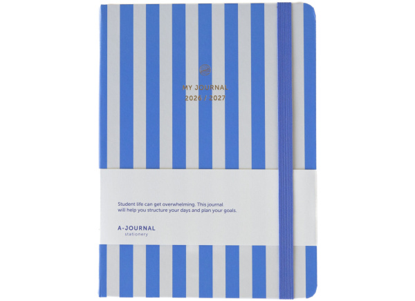 My Journal Schoolagenda 2026/2027 Strepen Blauw