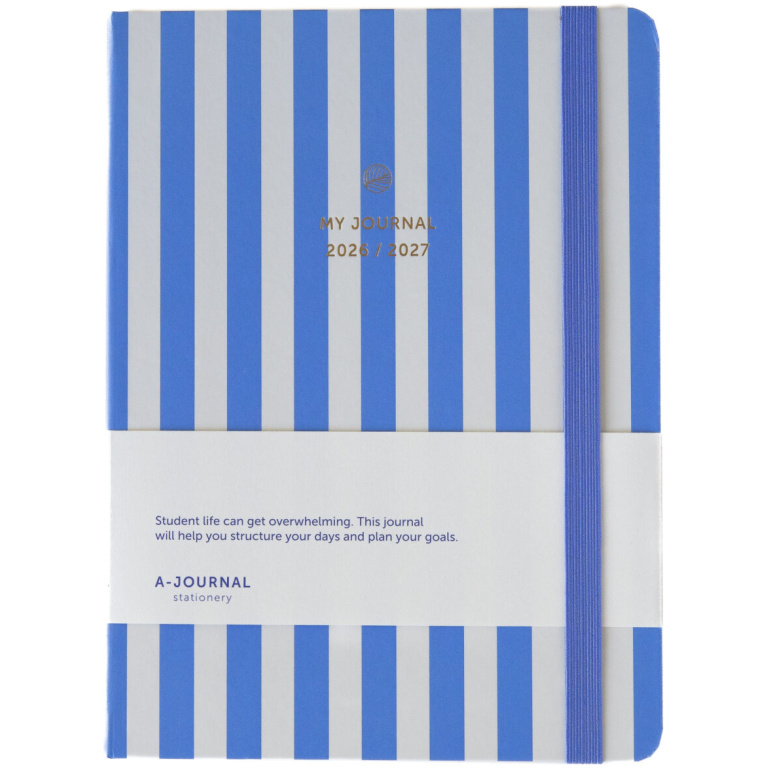 My Journal School Diary 2026/2027 Stripes Blue