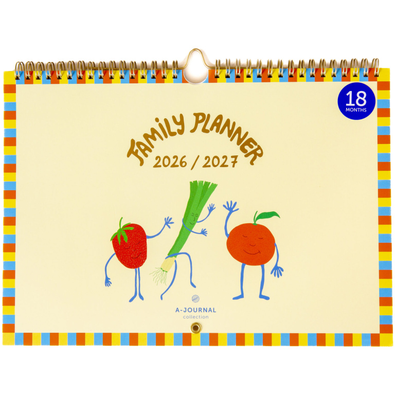 A-Journal 18 months Family Planner 2026-2027 – Fruity