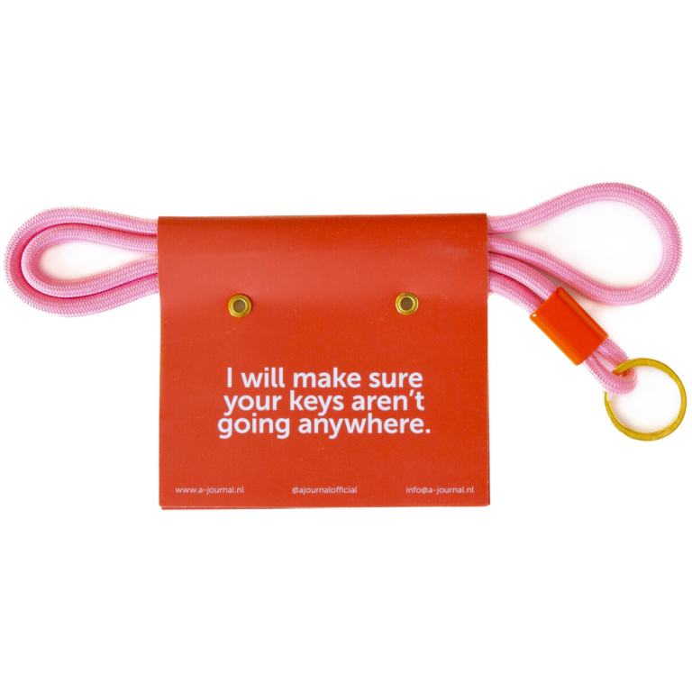 A-Journal Keycord – Long – Pink