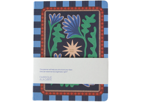 Fabrique Diary 2027 - Flowers Blue