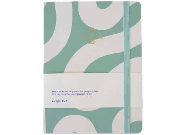 My Journal Diary 2027 - Flow Mint Green