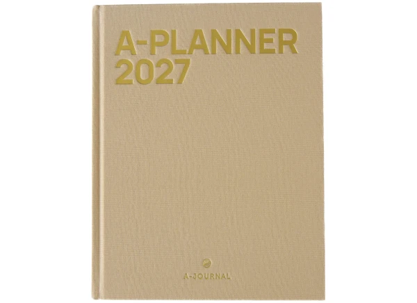 A-Planner Diary 2027 - Beige Linen