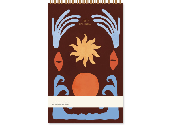 A-Journal Calendar 2027 - Blue