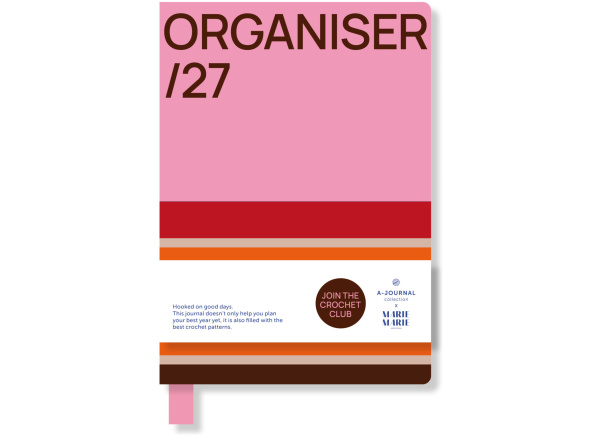 A-Journal x Marie Marie Diary Spiral - Organiser 2027 - Stripes