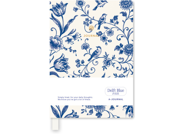 A-Journal A7 Notitieboek - Delft Blue